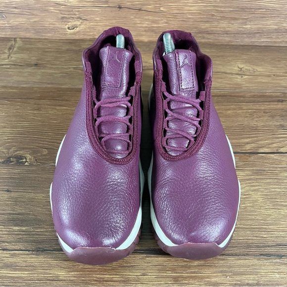 Nike Air Jordan Future Bordeaux Phantom Leather Sneakers Women’s Size 8.5 Shoes - Picture 6 of 11